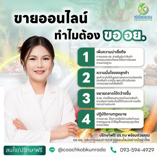 ขายออนไลน์ทำไมต้องขอ อย